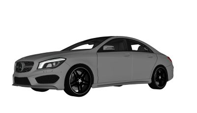 超精细汽车模型 奔驰Benz CLA